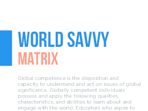 World Savvy's Global Competence Matrix